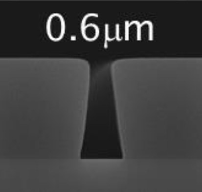 APOL-LO-3202 Negative Photo Resist with Lift-Off Profiles. Resolution 0.6 micron at fim thickness 2.2 micron by stepper.